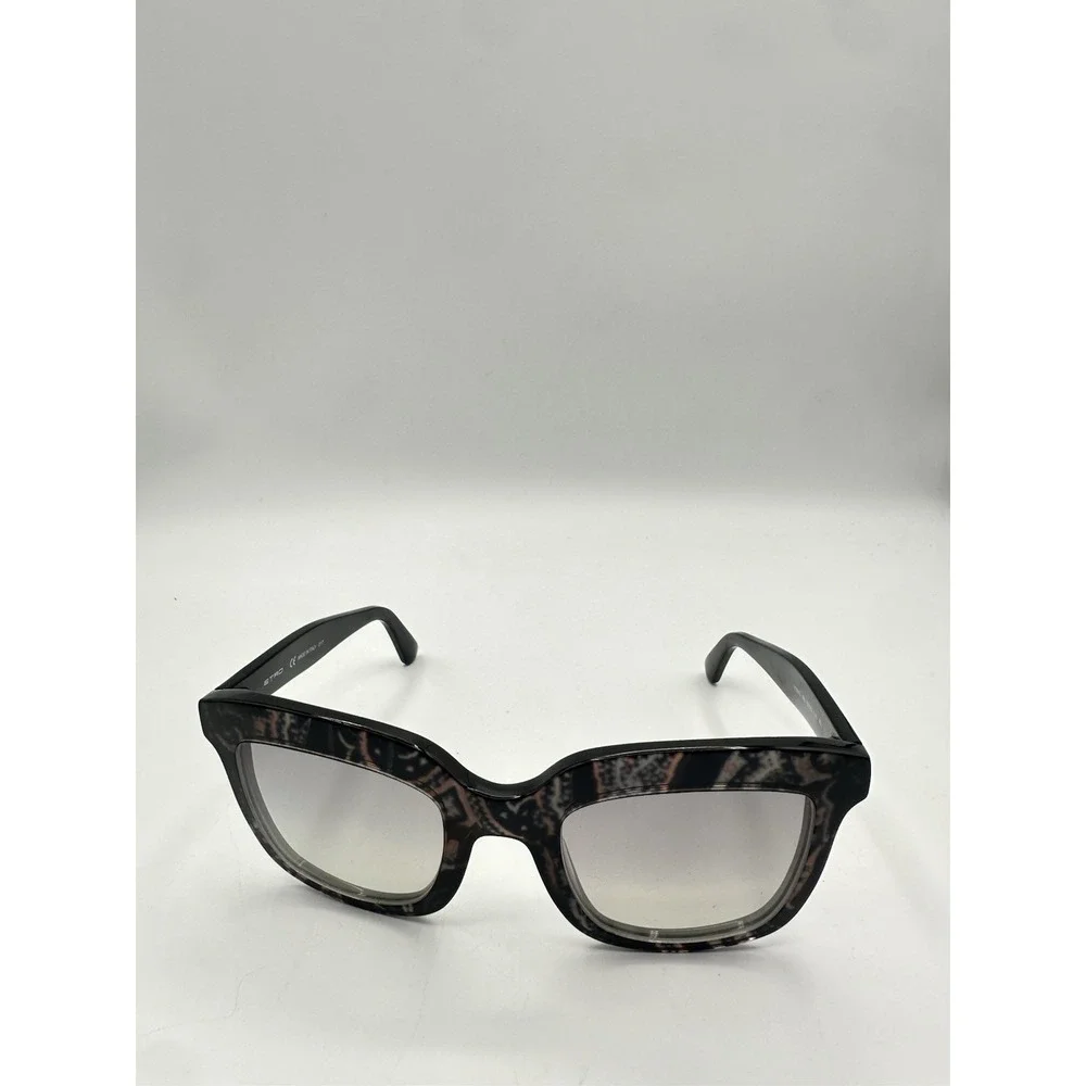 ETRO ET651S Sunglasses Black Print 050 Designer Eyewear 50-22-140
